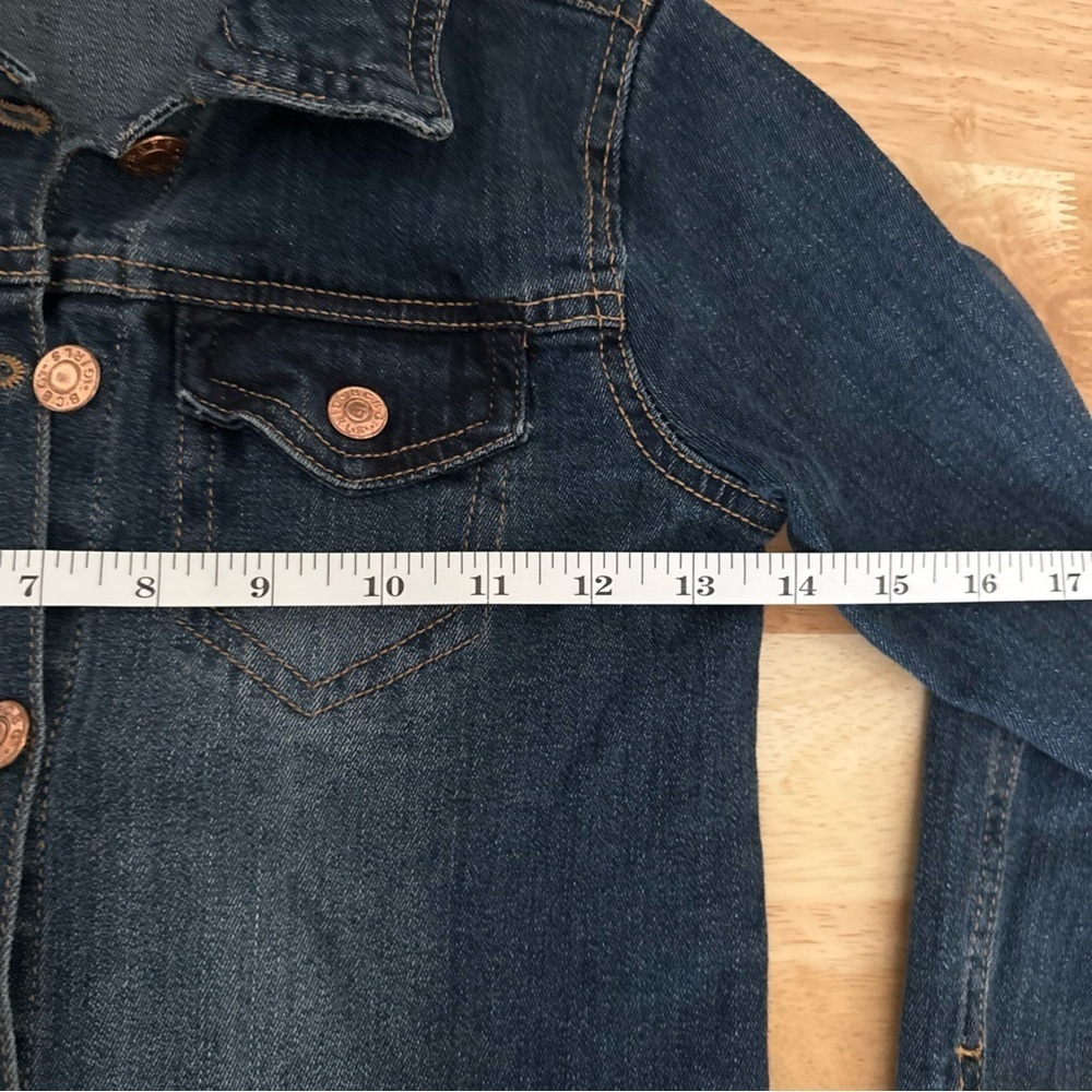 BCBG GIRLS BLUE DENIM JACKET SIZE 7 - Picture 6 of 8